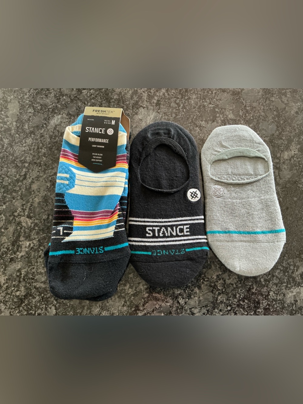 NWT 3 pairs Stance Performance Light Cushion Socks